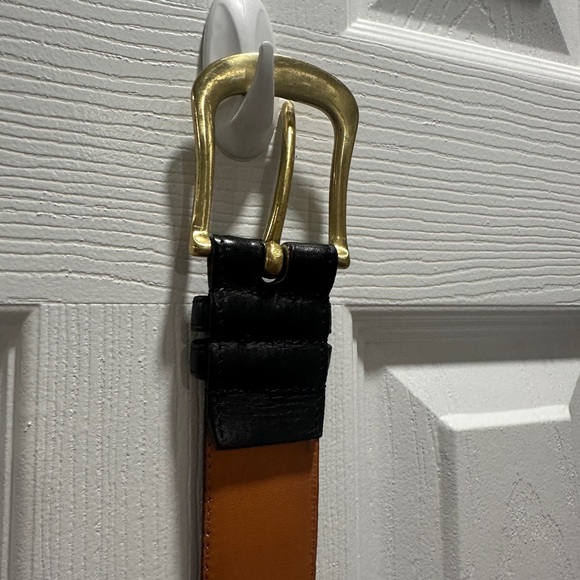 Coach Black and Gold Women's Belt - Picture 4 of 6